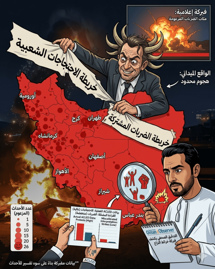 صحيفة اليوم العمانية - ​التضليل المعلوماتي وواقع التوترات الإقليمية: قراءة في “خرائط النزاع” بين التوثيق والتزييف