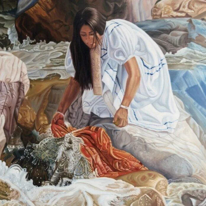 صحيفة اليوم العمانية - لوحات الفنان نصر شاهر الزعبي.. الإنسان محور التجربة الفنية