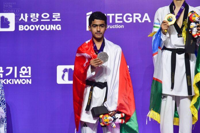 صحيفة اليوم العمانية - داود اليوسفي يُتوّج بفضية العالم في بطولة العالم للتايكواندو للشباب